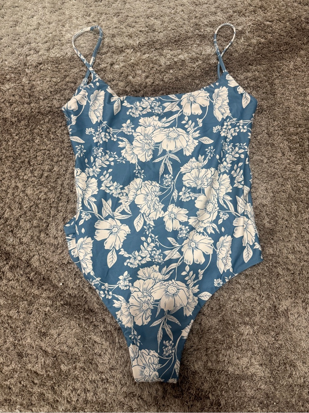 Aila blue one piece bathing suit